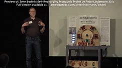 PREVIEW - John Bedini's Self-Recharging Monopole Motor by Peter Lindemann, DSc