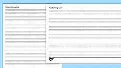 4 Lined Paper For Handwriting