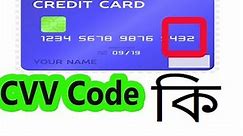 What Is Cvv Code ? MasterCard , Debit Card , Visa Card