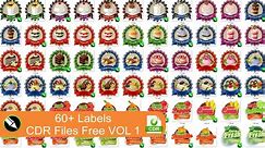60+ Labels CDR Files Free For Download VOL 1