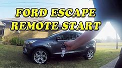 FORD ESCAPE REMOTE START WITH KEY FOB