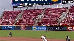 Hidden ball trick … except the ball was in center field. 😮 | MLB
