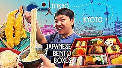 Japanese BENTO BOXES & Must Try UDON NOODLES | Tokyo to Kyoto Japan