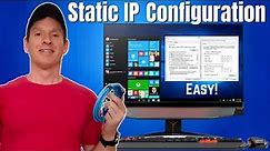 CONFIGURE A STATIC IP ADDRESS IN 4 MINUTES!