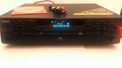 RCA CDRW120 Dual Tray Audio CD Player/Recorder Tested with 3 CDs and Cable Ebay Showcase Sold!
