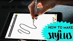 How to Make an iPad Stylus Pen Easy Tutorial