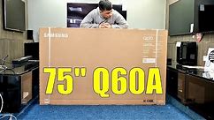 Samsung 75Q60A 75" Huge QLED 4K HDR TV, Unboxing Setup and Demos