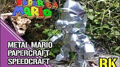 Super mario 64 | Metal Mario Papercraft Speedcraft