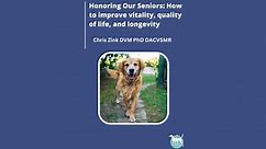 Honoring Our Senior Dogs by Dr. Chris Zink of Canine Sports Productions