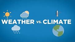 The difference between climate and weather, explained