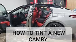 How to Tint New Toyota Camry Rear Window
