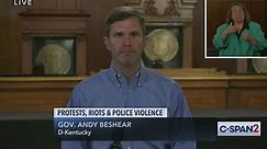 Kentucky Governor News Conference on Protests, Riots and Police Violence