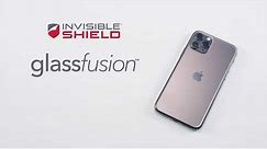 Installing ZAGG InvisibleShield GlassFusion camera lens protection on iPhone 11 series