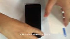 Installation video of screen protector - moto g power