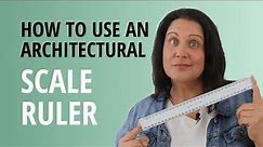 How To Use An Architectural Scale Ruler (Metric)