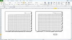 Make Graph Paper in Excel