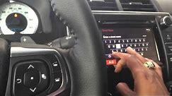 2015/2016 Toyota Camry Navigation use