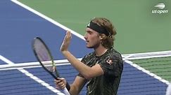 Tsitsipas Salutes the Crowd After Round 1 Five-Setter I US Open 2021