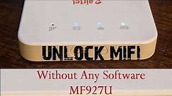 How To Unlock ZTE MF927U Mifi For Free || without using any software #mf927u #iranksofficial #Airtel