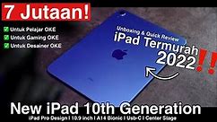 TERMURAH?! iPad Gen 10 Unboxing & Review Indonesia
