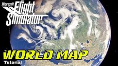 Microsoft Flight Simulator World Map Explained