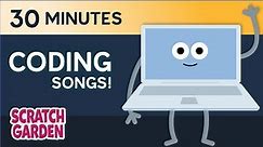 Coding Songs Compilation! | Learning About Computer Programming | Scratch Garden