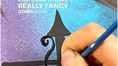 [clip] Painting decorative park lanterns! 🎨#art #artist #painting #acrylicpainting #tutorials #beginner #easypainting #tipsandtricks #howto #howtopainti | Emily Seilhamer Art
