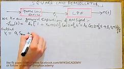 Square Law Demodulator | Demodulation Of AM | BTECH | Communication System | Lect12