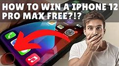 How to win an iPhone 12 Pro Max for free | Win a mobile phone | Win an Apple | Updated March 2021