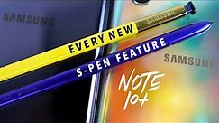 Samsung Galaxy Note 10/10+: Every New S Pen Feature!