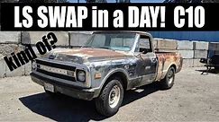 HOW TO LS SWAP YOUR C10 IN A DAY!