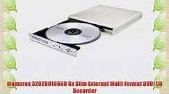 Memorex 32020019660 8x Slim External Mulit Format DVD/CD Recorder