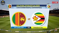🔴 Live: SL vs ZIM U19 - 6th Match Live | SRILANKA VS ZIMBABWE Live | #cricketlive