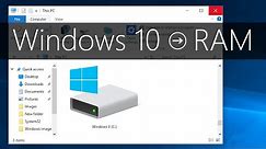 Windows 10 - How to Check RAM and System Specs