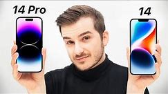 iPhone 14 vs 14 Pro - The 10 MAJOR Differences!