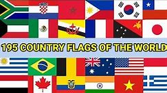195 Country Flags of the World from a to z #flagsoftheworld