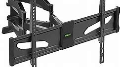 Full Motion TV Wall Mount for Most 40-75 Inch TVs, TV Mount with Dual Swivel Articulating Arms Extension Tilt Rotation and 6 Cable Management, Max VESA 600x400mm, Holds up to 99 lbs