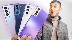 Samsung S21+ and S21 All Colors Unboxing and Quick Look!