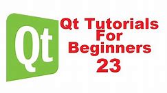 Qt Tutorials For Beginners 23 - QFileDialog