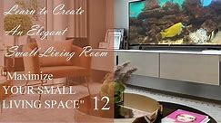 Learn to Create An Elegant Small Living Room | Maximize Your Small Living Space # 12