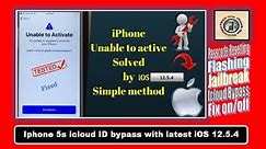 Iphone 5s icloud bypass free with "Unable to activate" solution | Hindi/Urdu | TECH City