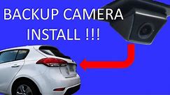 Kia Forte5 Backup Camera Install Alpine ILX-w650