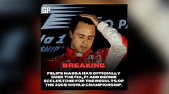 Formula One Latest: Felipe Massa sues for up to £150m in effort to overturn Lewis Hamilton’s 2008 ti