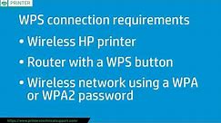 Setup WPS Pin on HP Printer - Connect HP Printer to a Wireless