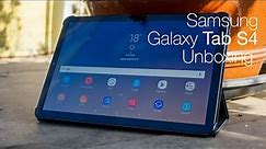 Samsung Galaxy Tab S4 unboxing, set up & first look