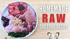 Simple Raw Food Recipe For Dogs (Beginner Friendly)