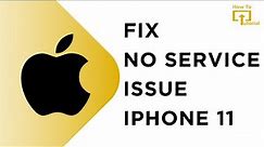 Fix iPhone 11 No Service Issue | Searching / No Network Problem on iPhone solved (3 Ways)