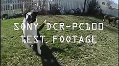 Sony DCR-PC100 Test Footage