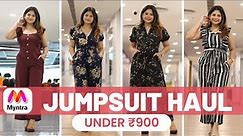 MYNTRA Jumpsuit Haul Under Rs 900 | HZ Bought