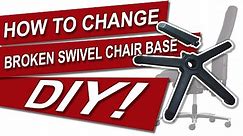 HOW TO REPLACE A CHAIR BASE | DIY | SO EASY
